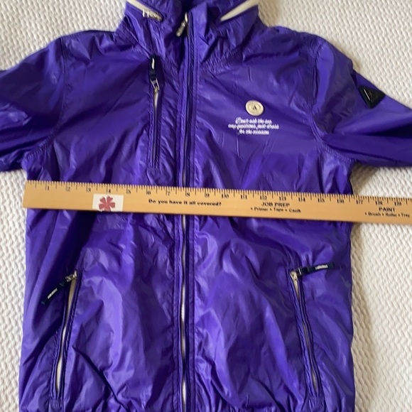 Gaastra jacket sailing raincoat sz small zip front hoodie women's - Picture 10 of 14